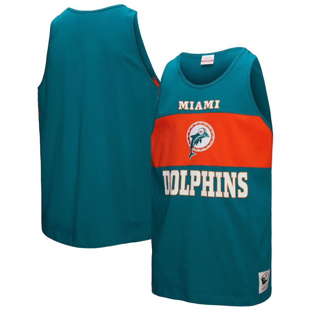 NFL Miami Dolphins Retro Colorblock Tank Top