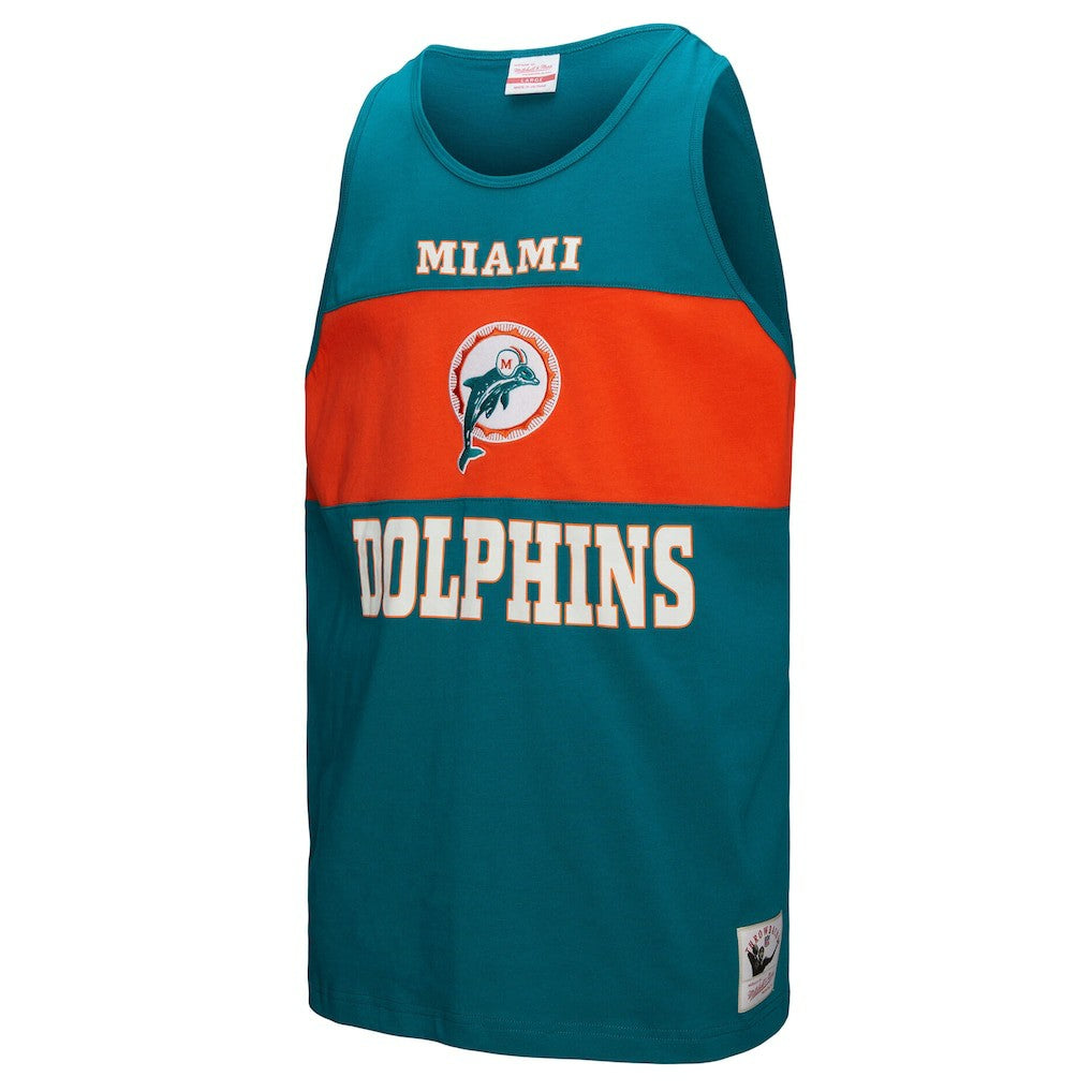 NFL Miami Dolphins Retro Colorblock Tank Top