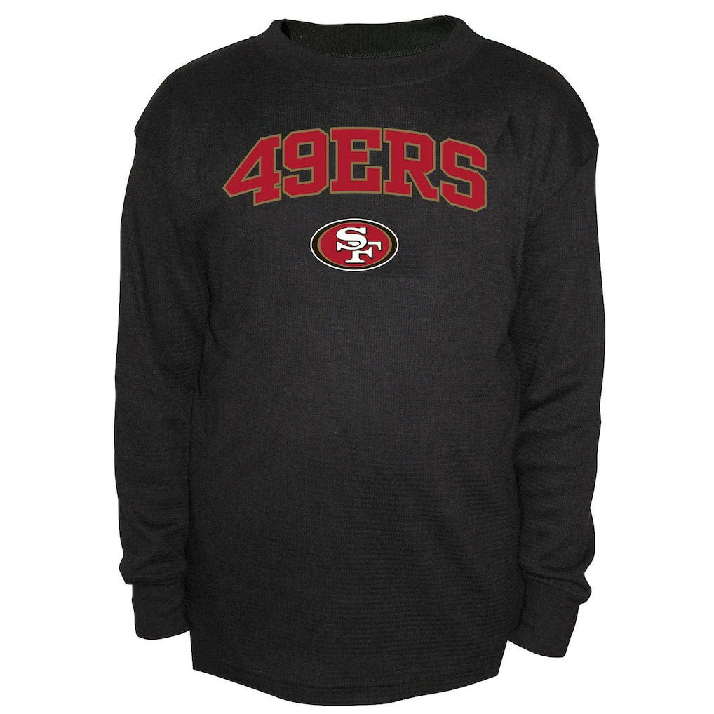 NFL San Francisco 49ers Big & Tall Thermal Long Sleeve Crew Neck T-Shirt