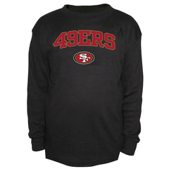 NFL San Francisco 49ers Big & Tall Thermal Long Sleeve Crew Neck T-Shirt