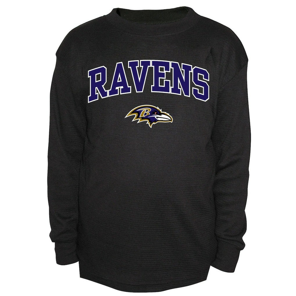 NFL Baltimore Ravens Big & Tall Thermal Long Sleeve Crew Neck T-Shirt
