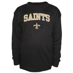 NFL New Orleans Saints Big & Tall Thermal Long Sleeve Crew Neck T-Shirt
