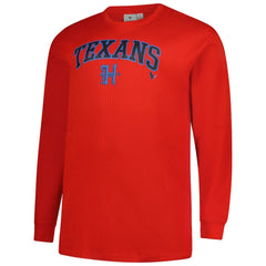 NFL Houston Texans Big & Tall Throwback Thermal Long Sleeve T-Shirt