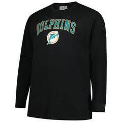 NFL Miami Dolphins Big & Tall Throwback Thermal Long Sleeve T-Shirt