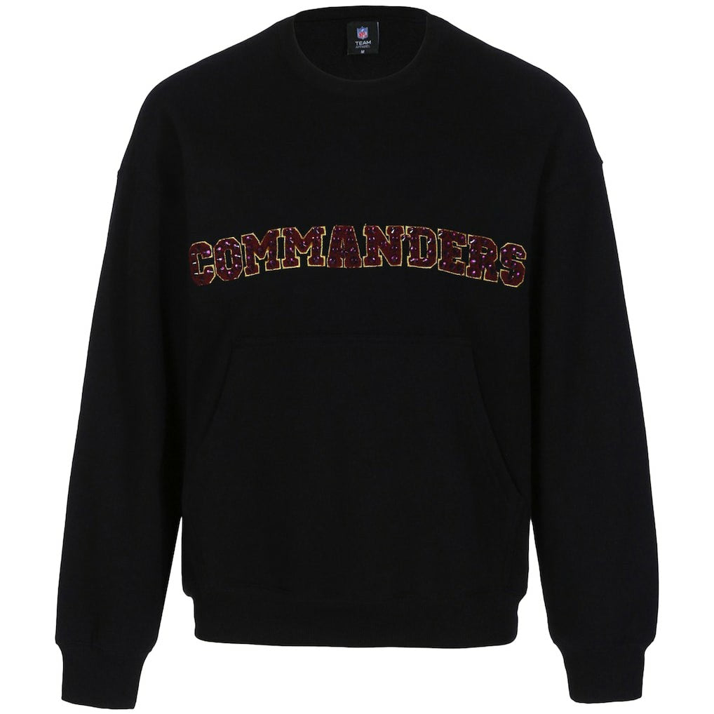 NFL Washington Commanders Cuce Women's Chenille Jeweled Sweatshirt