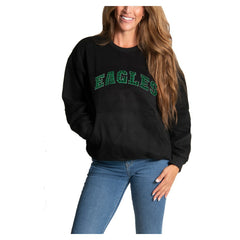NFL Philadelphia Eagles Cuce Women's Chenille Jeweled Sweatshirt