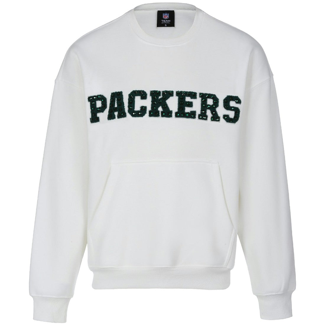 NFL Green Bay Packers Cuce Women's Chenille Jeweled Sweatshirt