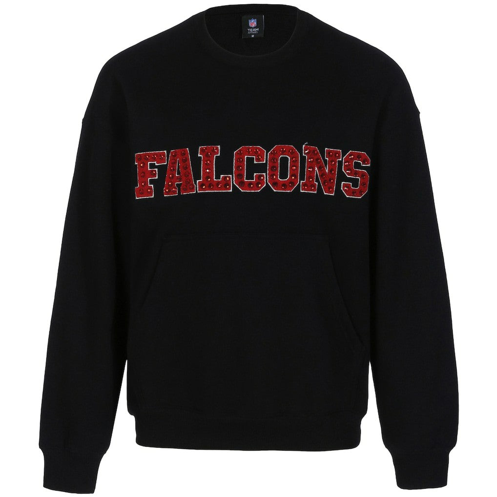 NFL Atlanta Falcons Cuce Women's Chenille Jeweled Sweatshirt