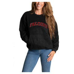NFL Atlanta Falcons Cuce Women's Chenille Jeweled Sweatshirt