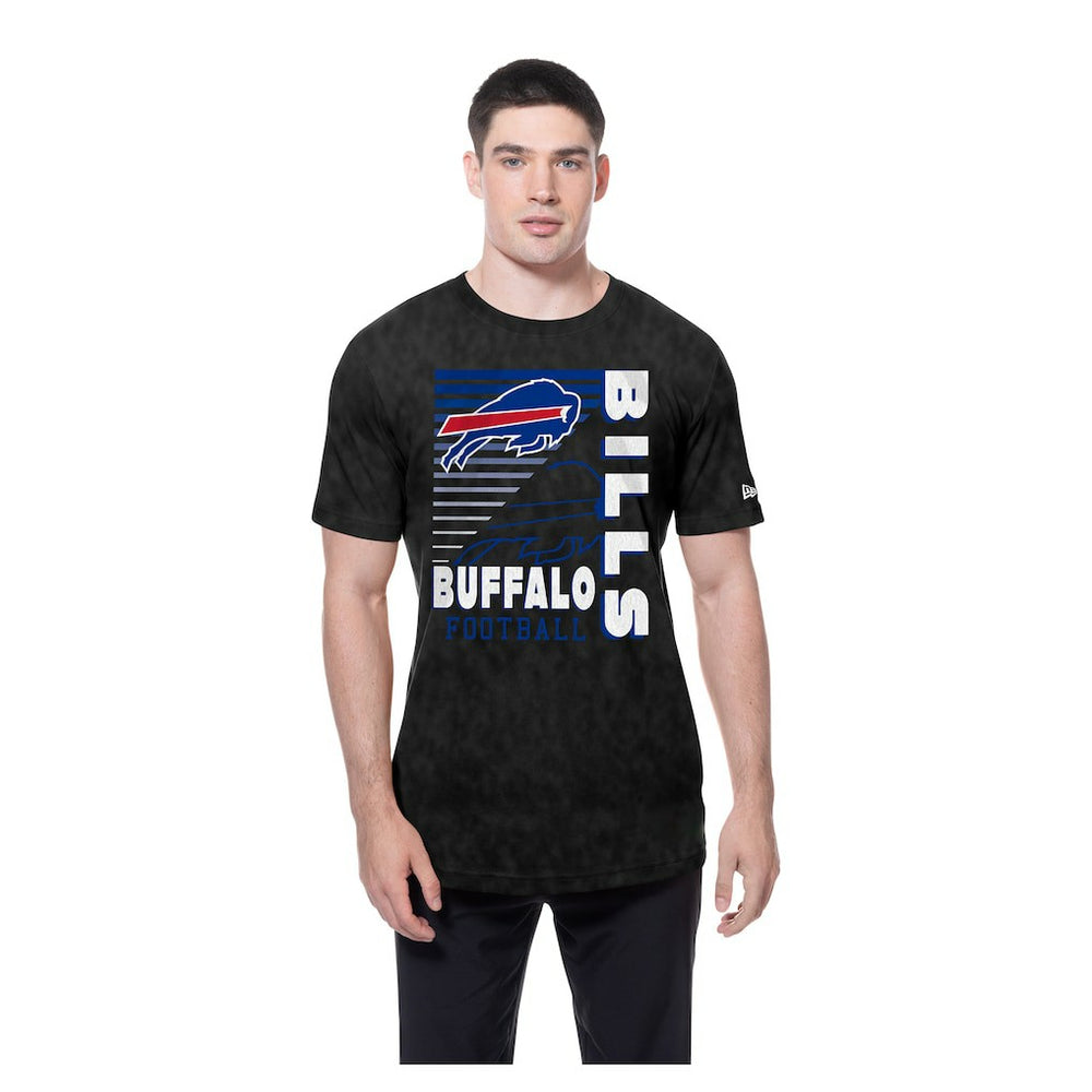 NFL Buffalo Bills Retro Logo Enzyme Washed Oversized T-Shirt