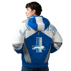 NFL Detroit Lions Pro Player Shoulder To Shoulder Polyfill Full-Zip Hooded Jacket