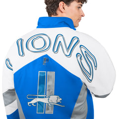 NFL Detroit Lions Pro Player Shoulder To Shoulder Polyfill Full-Zip Hooded Jacket