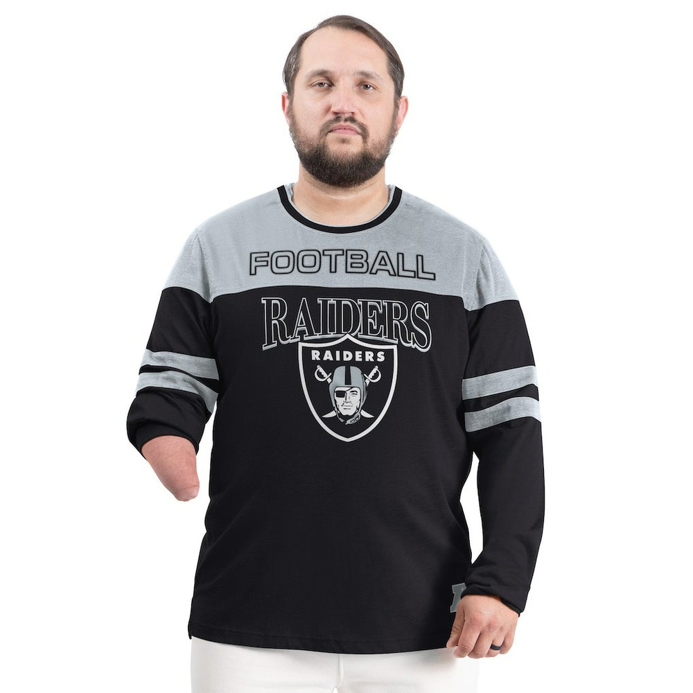 NFL Las Vegas Raiders G-III Sports by Carl Banks Adaptive Outlast Long Sleeve T-Shirt