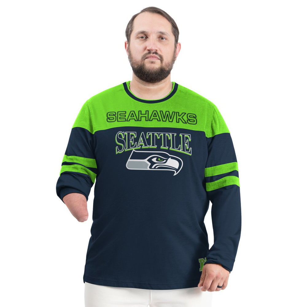NFL Seattle Seahawks G-III Sports by Carl Banks Adaptive Outlast Long Sleeve T-Shirt