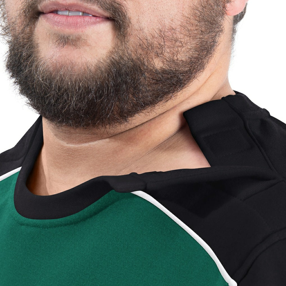 NFL New York Jets G-III Sports by Carl Banks Adaptive Lord Stanley Crewneck Sweatshirt