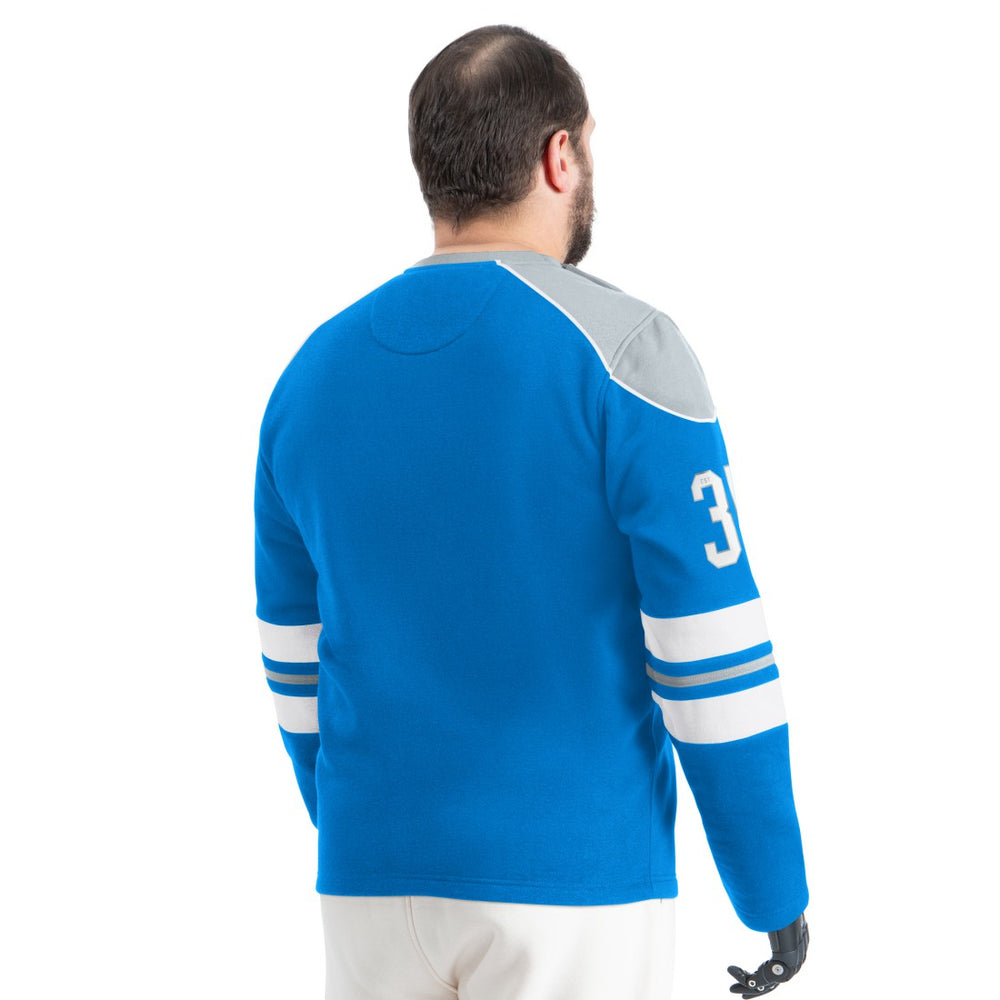 NFL Detroit Lions G-III Sports by Carl Banks Adaptive Lord Stanley Crewneck Sweatshirt
