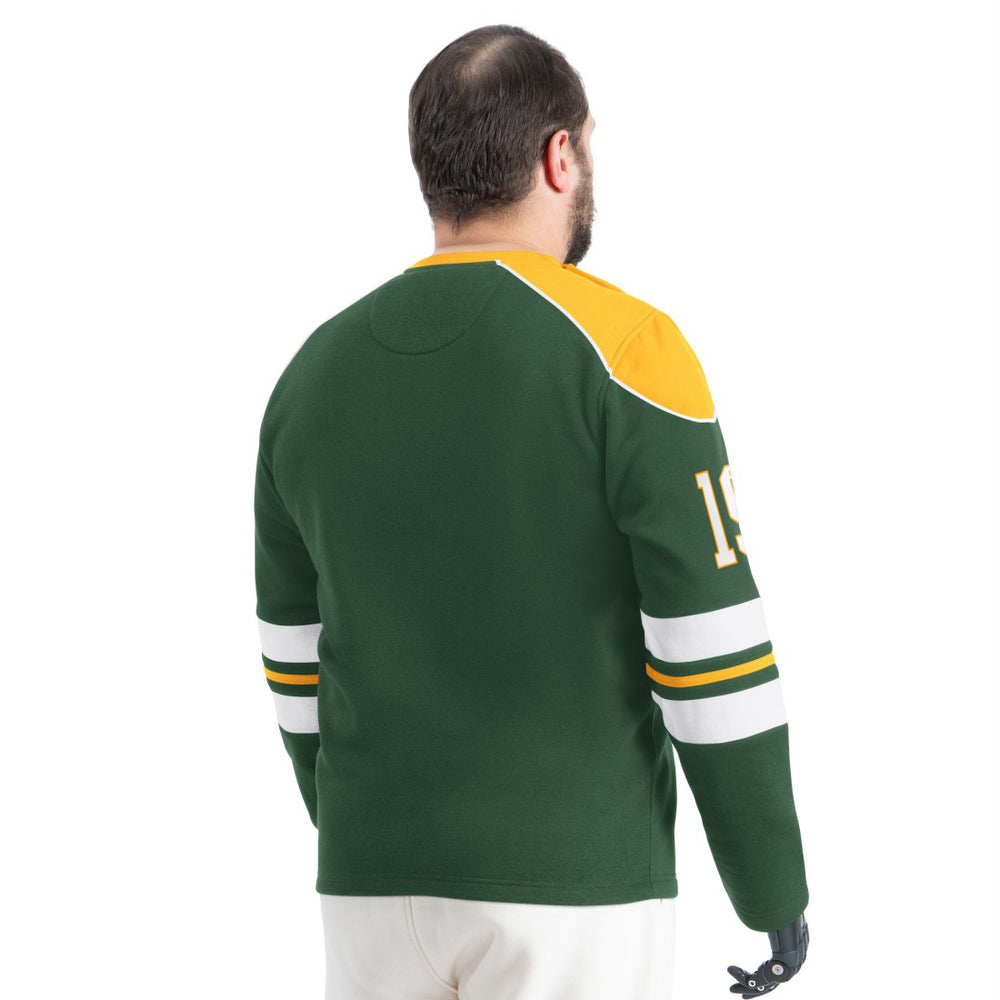 NFL Green Bay Packers G-III Sports by Carl Banks Adaptive Lord Stanley Crewneck Sweatshirt