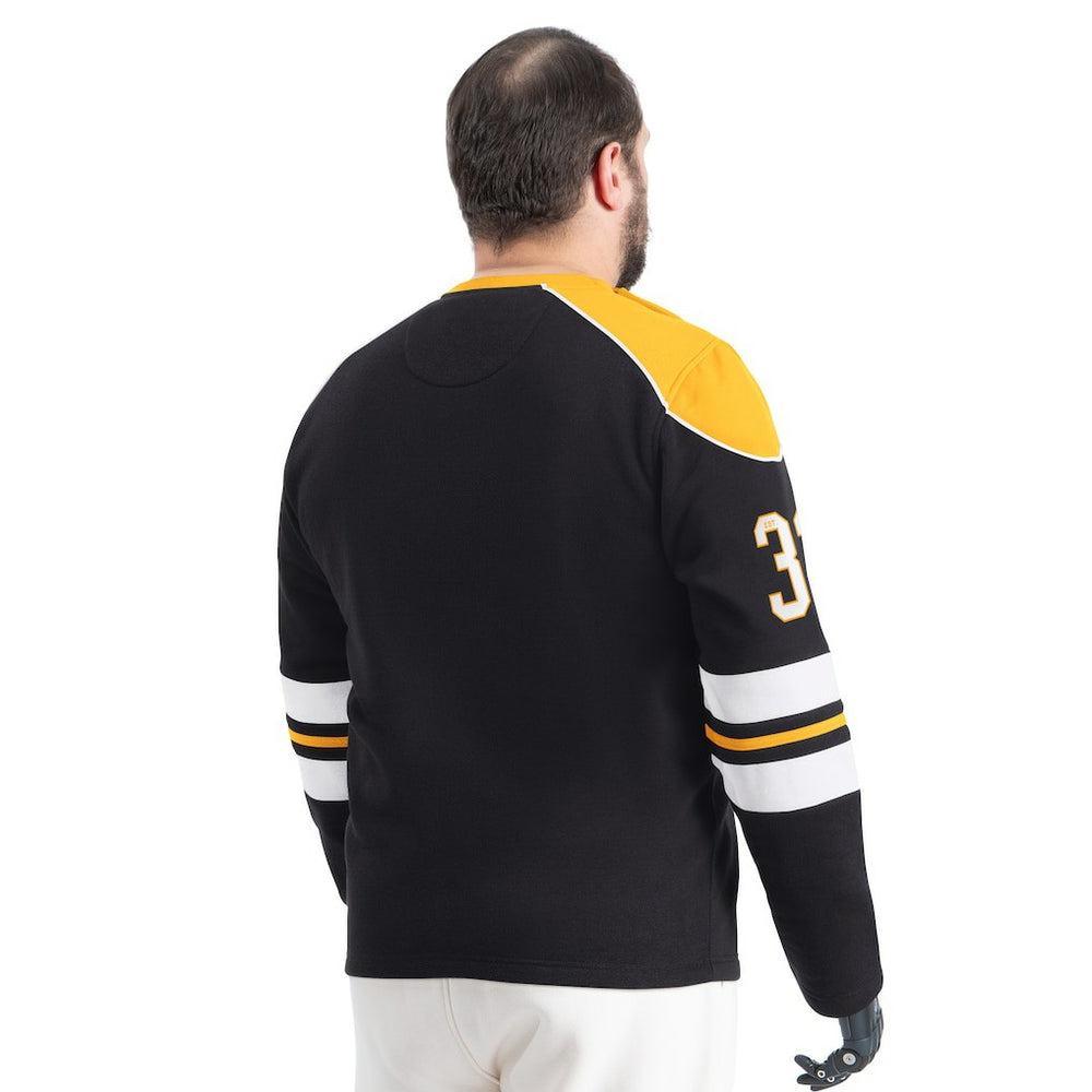 NFL Pittsburgh Steelers G-III Sports by Carl Banks Adaptive Lord Stanley Crewneck Sweatshirt