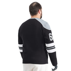 NFL Las Vegas Raiders G-III Sports by Carl Banks Adaptive Lord Stanley Crewneck Sweatshirt