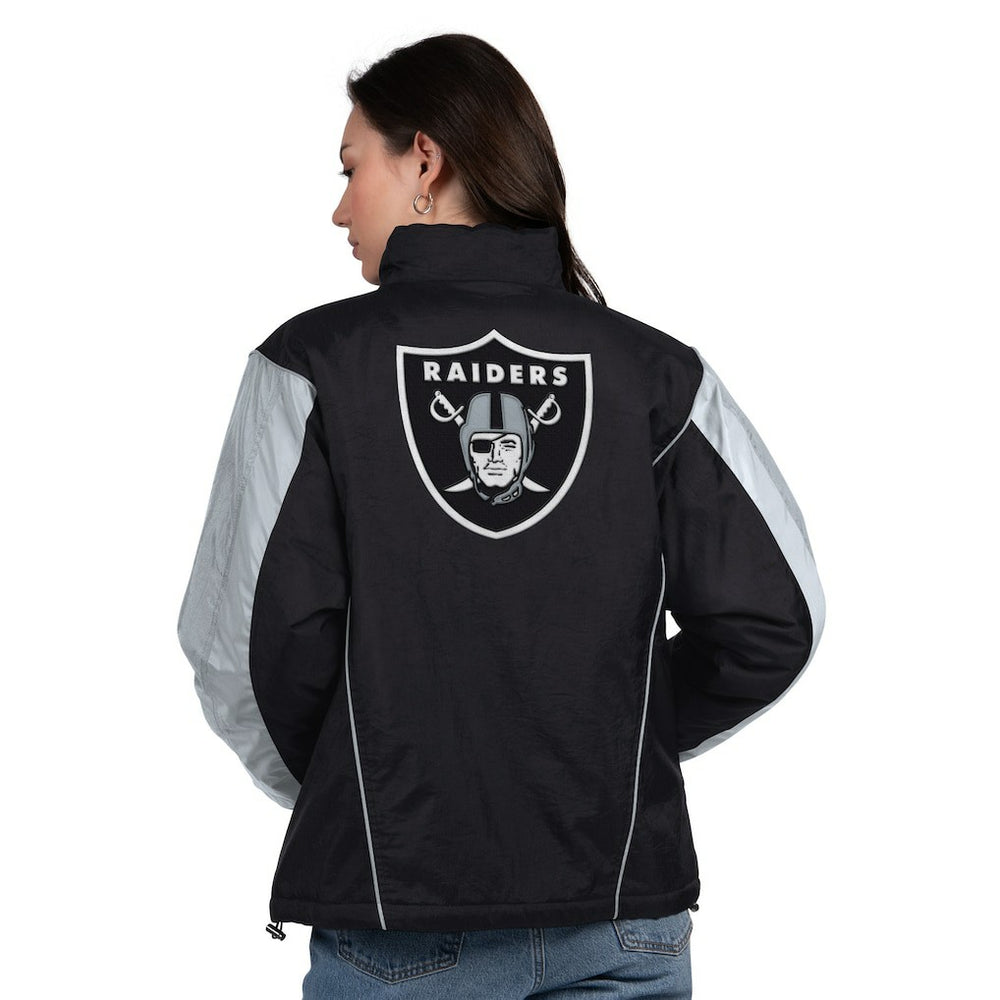 NFL Las Vegas Raiders Starter Women's Thursday Night Gridiron Half-Zip Jacket