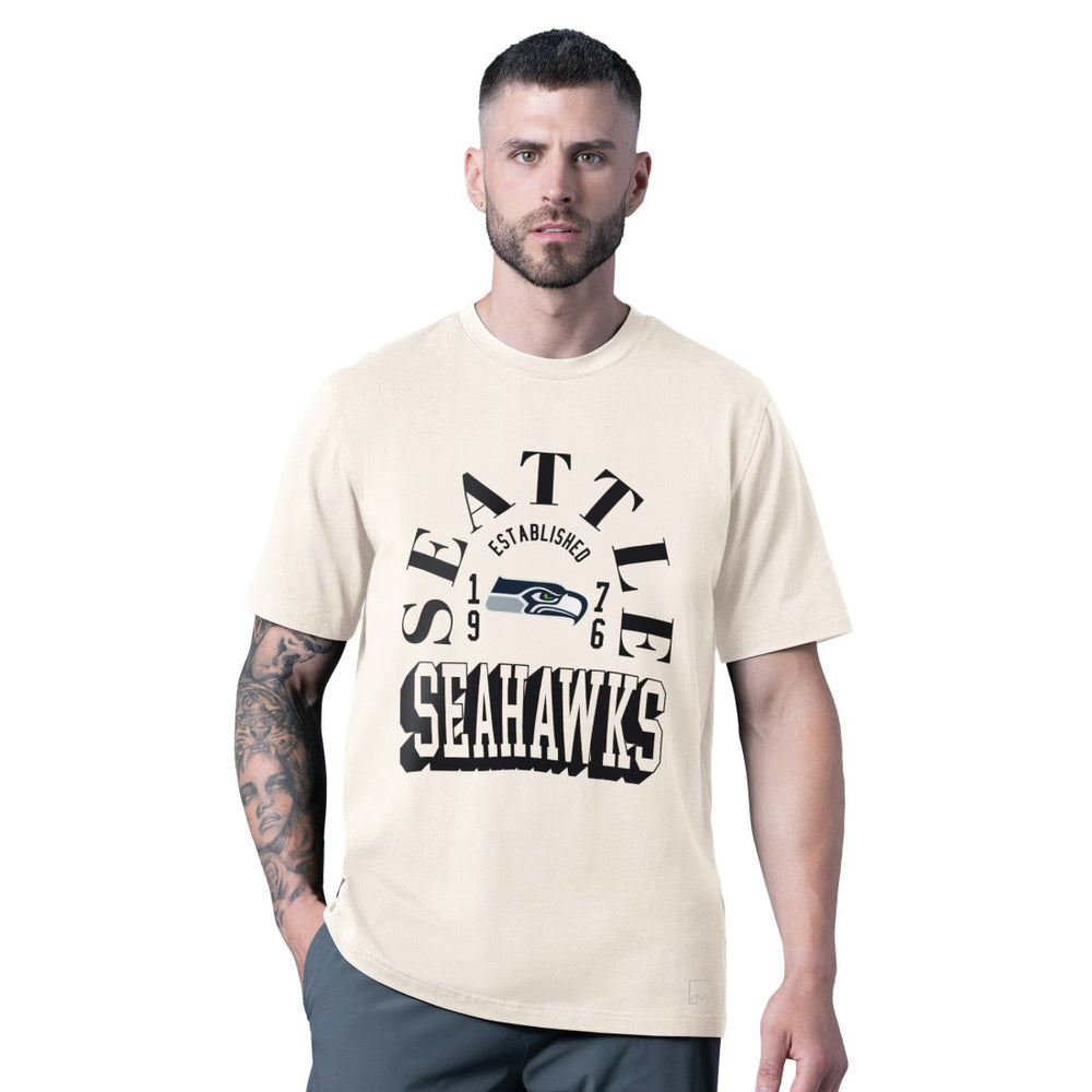 NFL Seattle Seahawks MSX by Michael Strahan Whiteout Vintage T-Shirt
