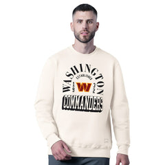 NFL Washington Commanders MSX by Michael Strahan Whiteout Tri-Blend Sweatshirt