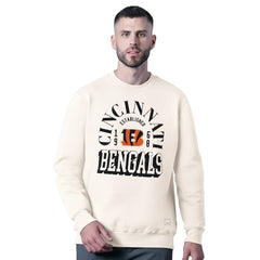 NFL Cincinnati Bengals MSX by Michael Strahan Whiteout Tri-Blend Sweatshirt