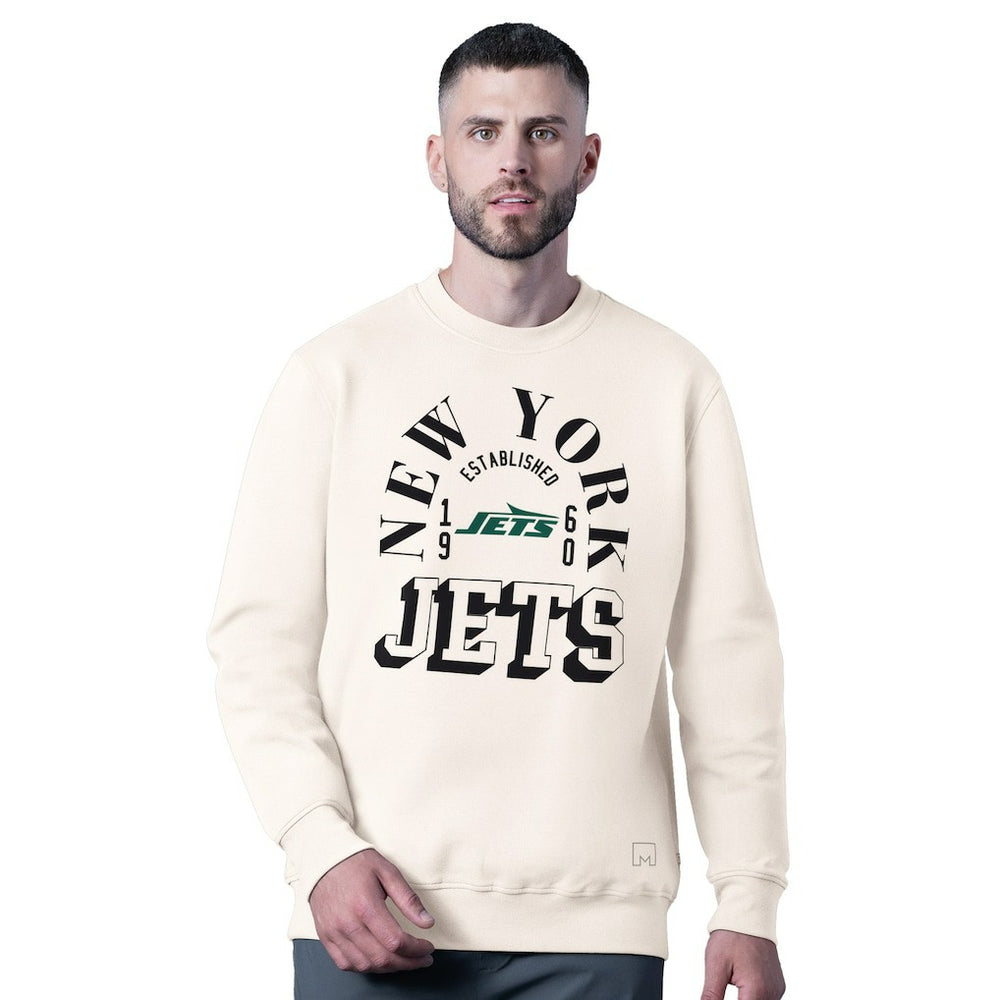 NFL New York Jets MSX by Michael Strahan Whiteout Tri-Blend Sweatshirt