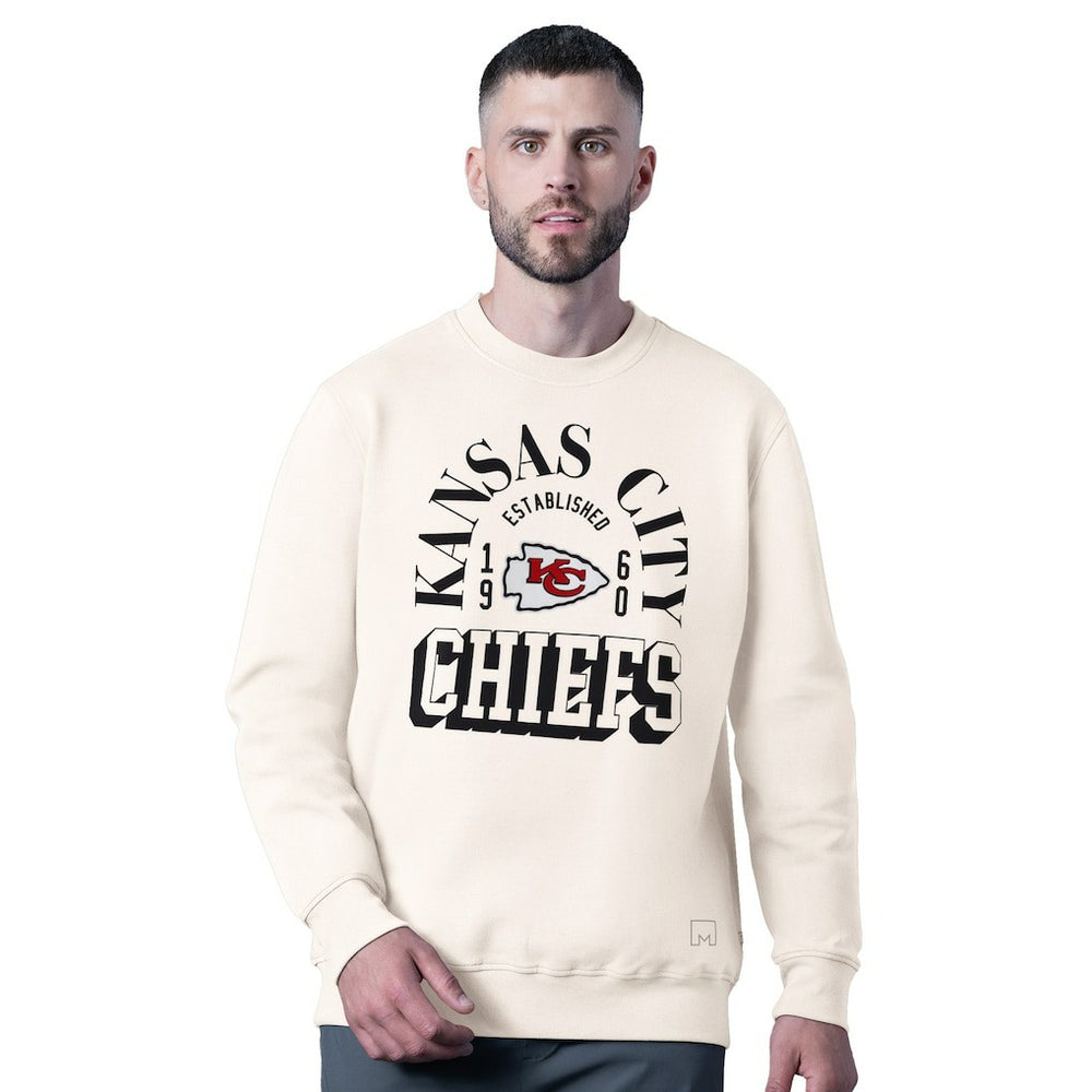 NFL Kansas City Chiefs MSX by Michael Strahan Whiteout Tri-Blend Sweatshirt