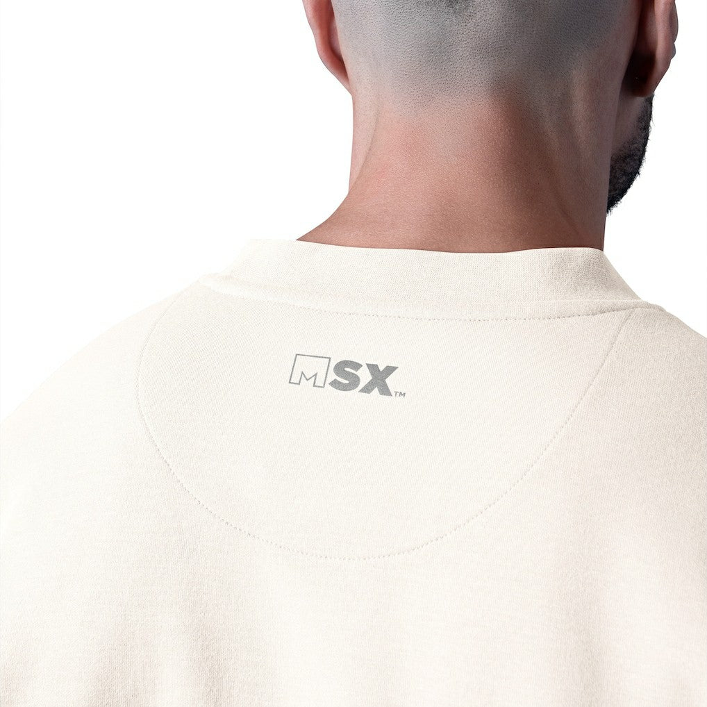 NFL Pittsburgh Steelers MSX by Michael Strahan Whiteout Tri-Blend Sweatshirt