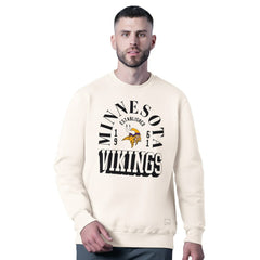NFL Minnesota Vikings MSX by Michael Strahan Whiteout Tri-Blend Sweatshirt