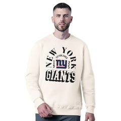 NFL New York Giants MSX by Michael Strahan Whiteout Tri-Blend Sweatshirt