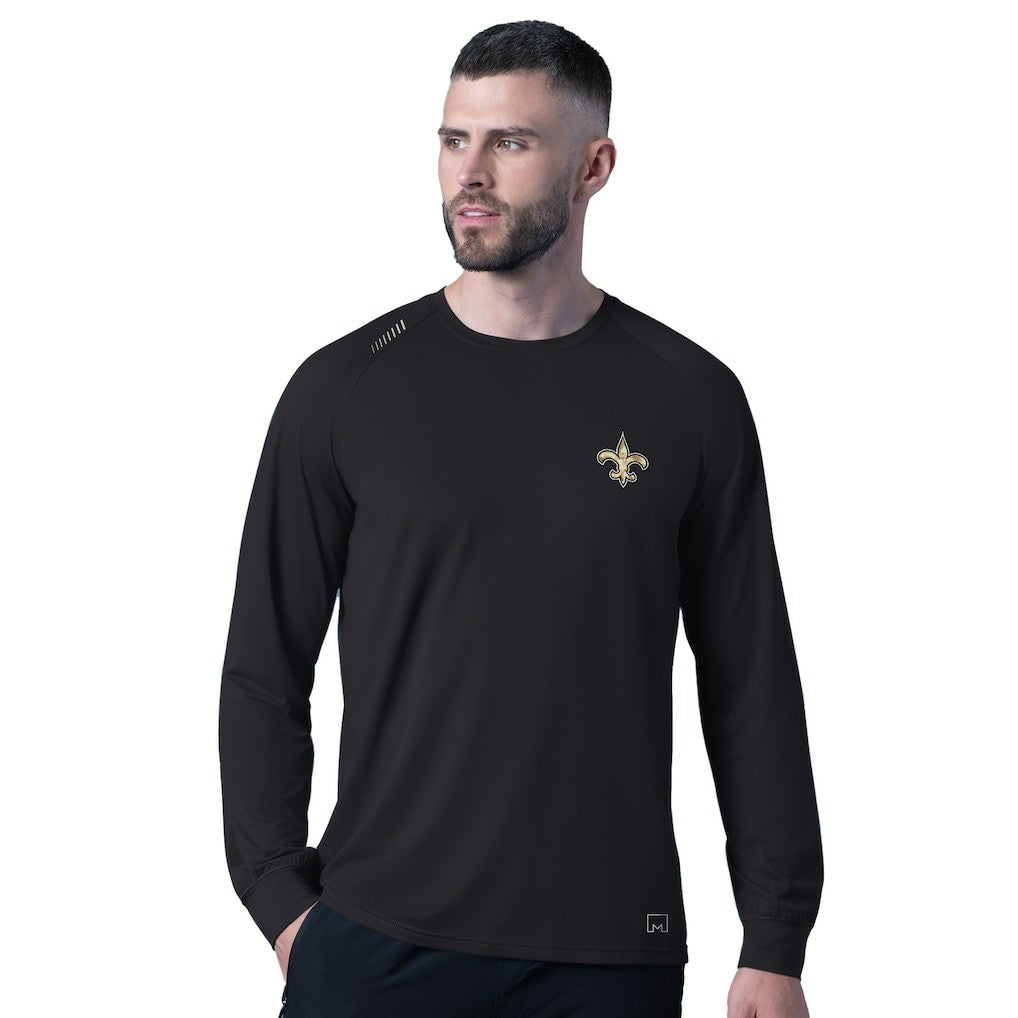 NFL New Orleans Saints MSX by Michael Strahan Forward Long-Sleeve T-Shirt