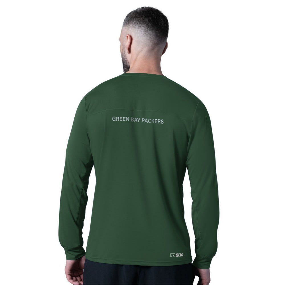 NFL Green Bay Packers MSX by Michael Strahan Forward Long-Sleeve T-Shirt