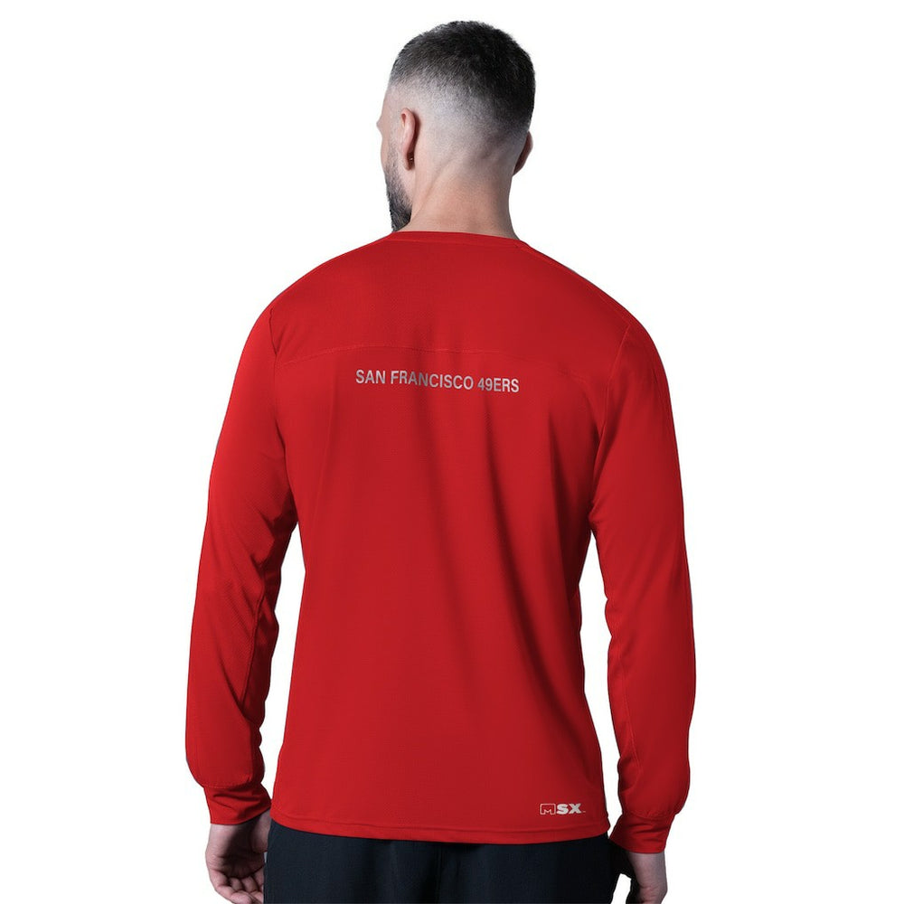 NFL San Francisco 49ers MSX by Michael Strahan Forward Long-Sleeve T-Shirt
