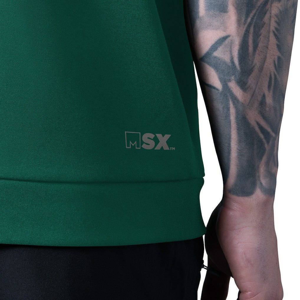 NFL New York Jets MSX by Michael Strahan Tri-Blend Rebound Sleeveless Hoodie