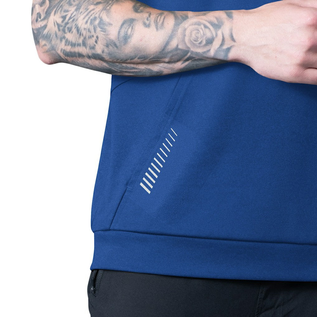 NFL New York Giants MSX by Michael Strahan Tri-Blend Rebound Sleeveless Hoodie