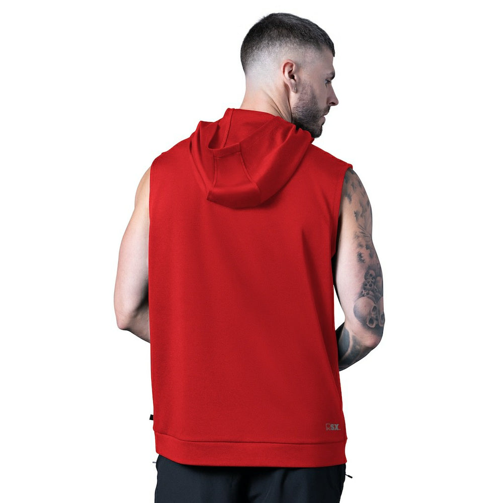 NFL Kansas City Chiefs MSX by Michael Strahan Tri-Blend Rebound Sleeveless Hoodie
