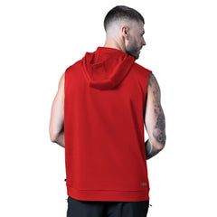 NFL Kansas City Chiefs MSX by Michael Strahan Tri-Blend Rebound Sleeveless Hoodie