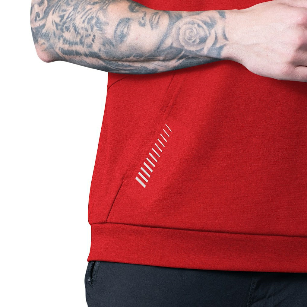 NFL Kansas City Chiefs MSX by Michael Strahan Tri-Blend Rebound Sleeveless Hoodie