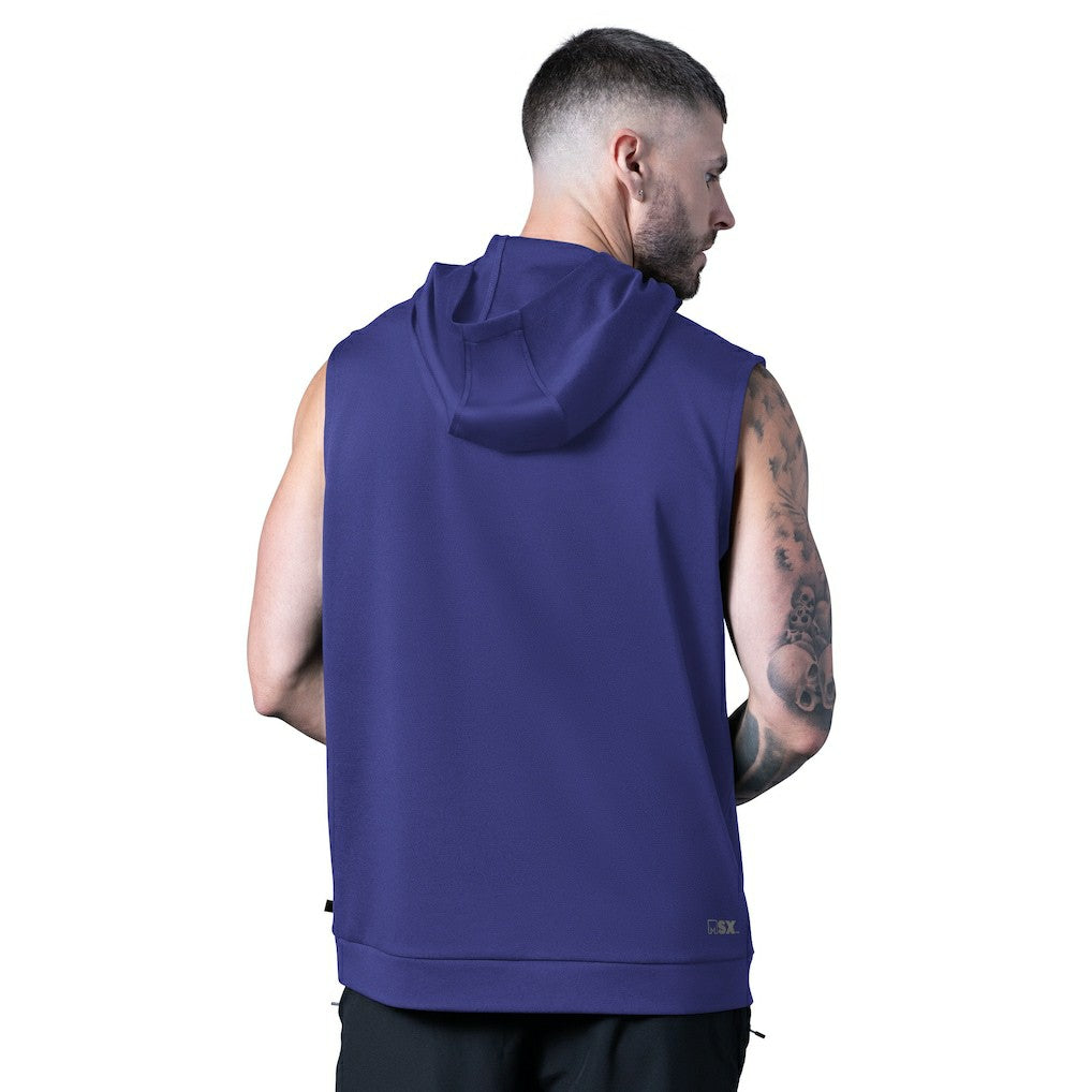 NFL Baltimore Ravens MSX by Michael Strahan Tri-Blend Rebound Sleeveless Hoodie