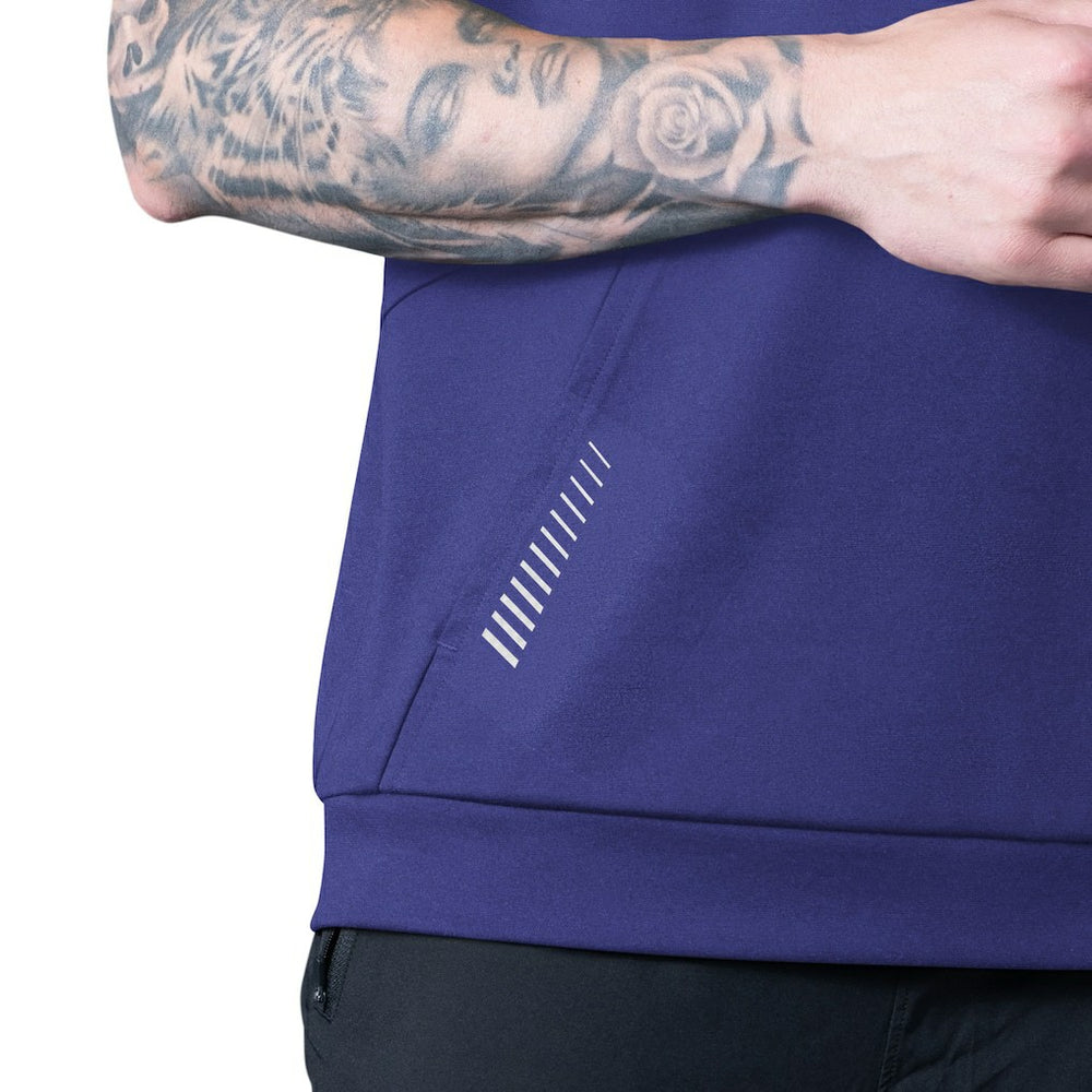 NFL Baltimore Ravens MSX by Michael Strahan Tri-Blend Rebound Sleeveless Hoodie