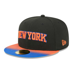 New York Knicks Jersey Hook Statement Edition 59FIFTY Fitted Hat - Black/Blue | New Era shop