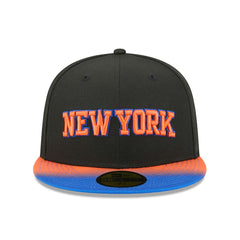 New York Knicks Jersey Hook Statement Edition 59FIFTY Fitted Hat - Black/Blue | New Era shop