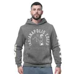 NFL Indianapolis Colts Starter Handoff Vintage Logo Fleece Hoodie Sweatshirt