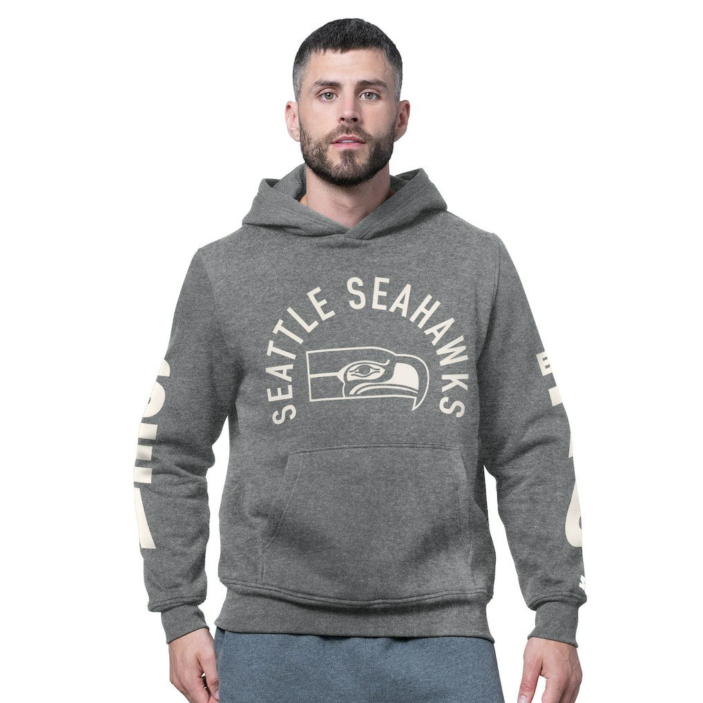 NFL Seattle Seahawks Starter Handoff Vintage Logo Fleece Hoodie Sweatshirt