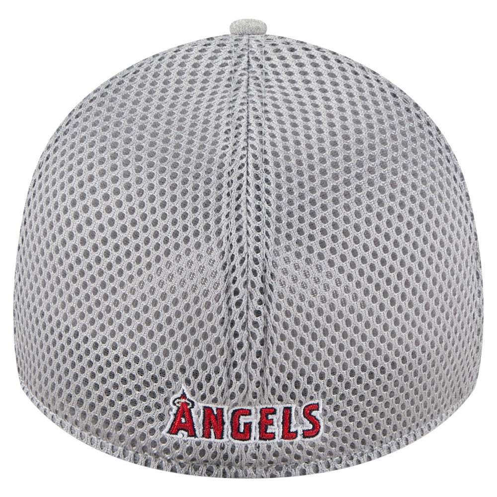 Los Angeles Angels Visor Paint Splatter 39THIRTY Flex Hat - Gray | New Era