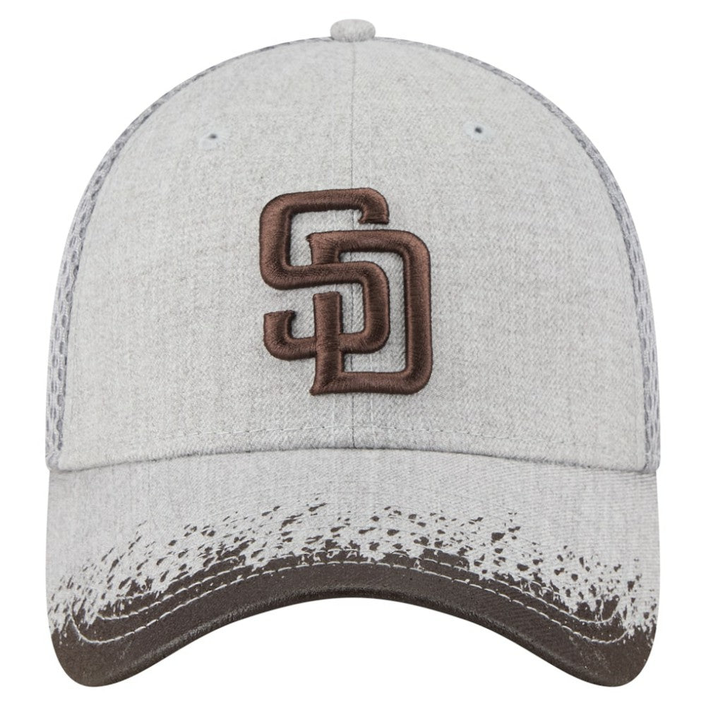San Diego Padres Visor Paint Splatter 39THIRTY Flex Hat - Gray | New Era