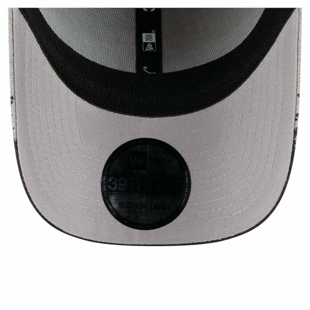 San Francisco Giants Visor Paint Splatter 39THIRTY Flex Hat - Gray | New Era
