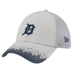 Detroit Tigers Visor Paint Splatter 39THIRTY Flex Hat - Gray | New Era